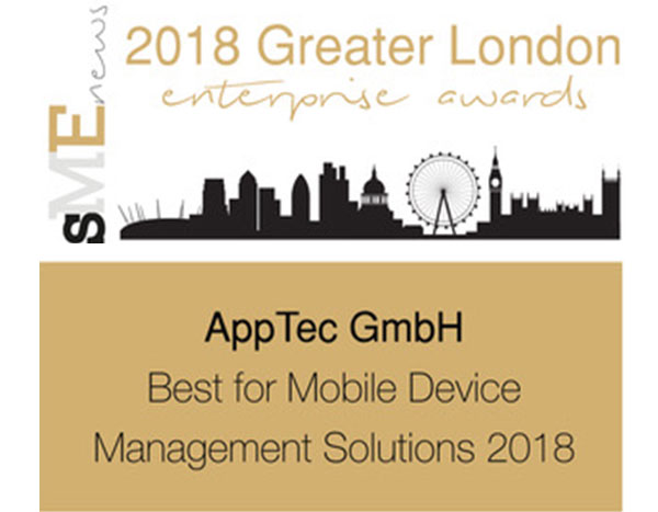 Ocenění Greater London Enterprise Awards 2018